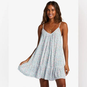 Billabong blue floral Beach Vibes - Swim Cover Up for Women Sz : L